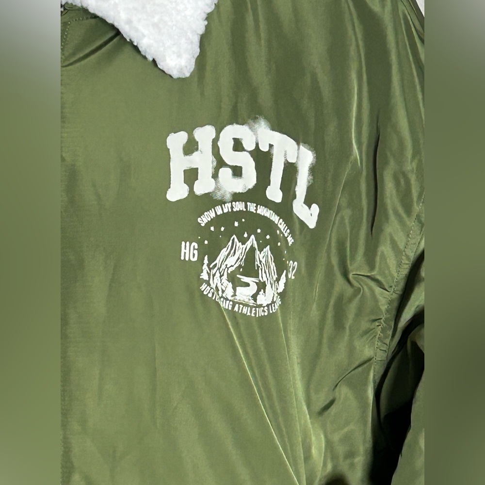 Hustle Gang Green Snowday Jacket men’s 2xl - Picture 2 of 16